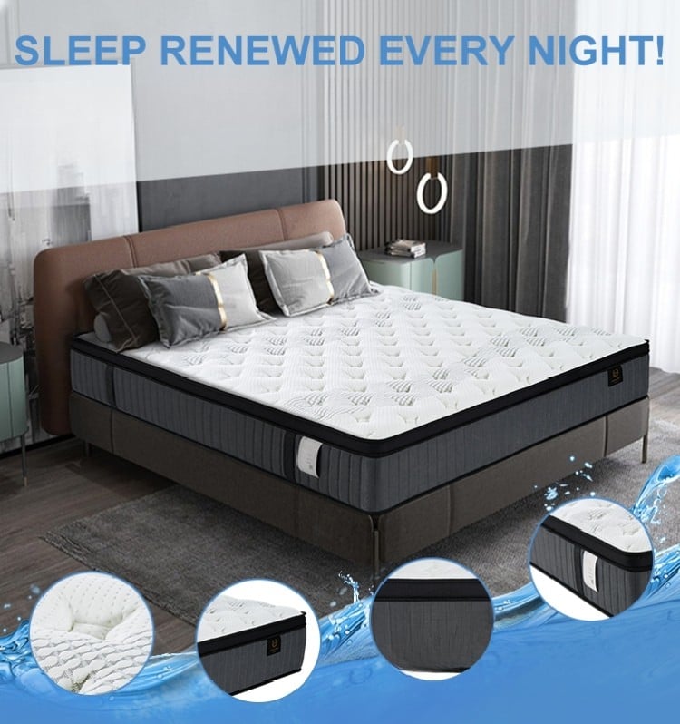 Hybrid Mattress-The Secret to Luxury Sleep. Why EA-Simmons Cloud Sensation Hybrid Mattress is a Game-Changer